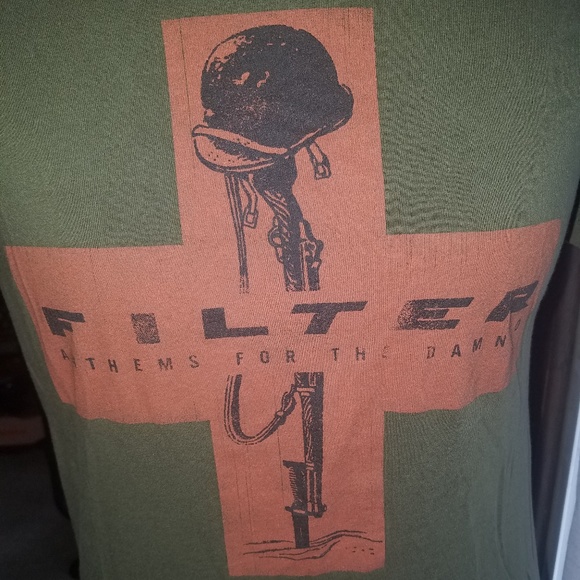 Filter Anthems For The Damned Shirt S - Picture 2 of 3